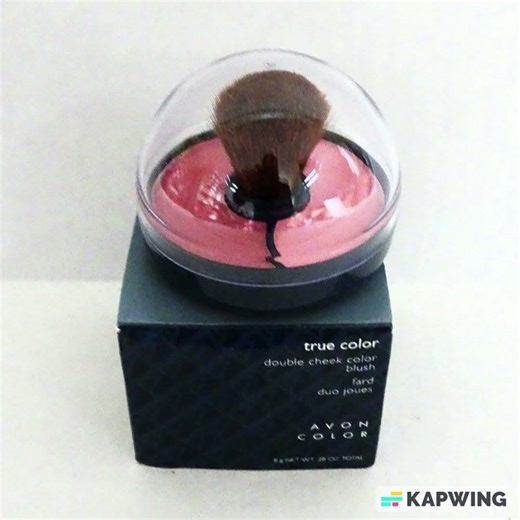 Avon True Color Double Cheek Color Blush Pink Dreams Reves Roses Powder Silky #makeup #beautiful