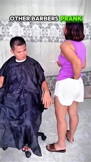 Other Barber Pranks vs This One 😱😂|| #barber #barberprank #usa #shorts