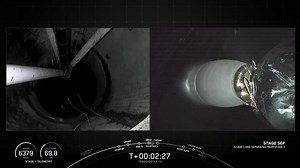109K views · 1.5K reactions | Stage separation confirmed. Falcon 9’s first stage will now return to Earth, creating a brief sonic boom prior to landing at Landing Zone 4 | SpaceX | Facebook