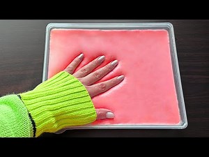 Pink Oobleck ASMR - Oddly Satisfying Relaxing & Calming