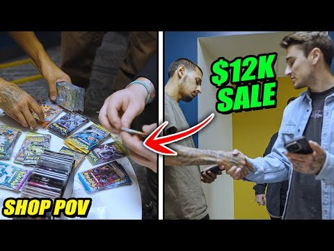 WHAT A $12K POKEMON SALE LOOKS LIKE - Shop POV