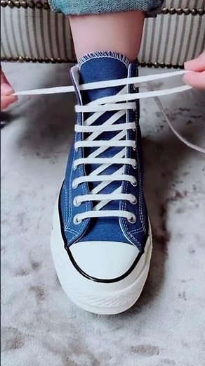 How Do You Lace Up Converse High Tops #shoelacetying #shoelaces #converseshoes #converse #hightops