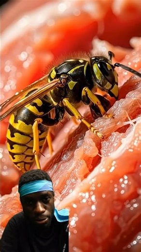 i found honey inside meat coz of vulture bees