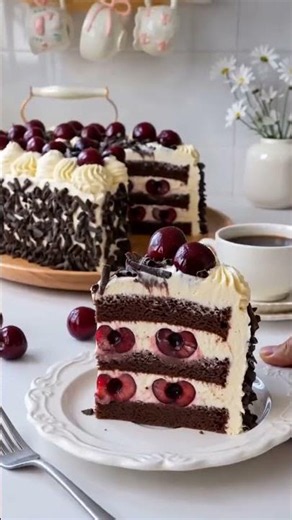 Black Forest Cake 🍒🍫