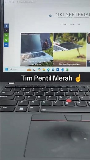 Tombol Merah ThinkPad Buat Apa? #lenovo #thinkpad #laptop