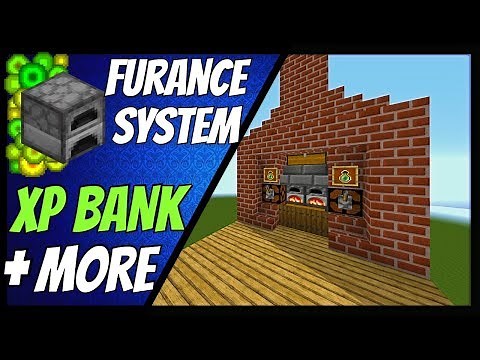 Minecraft Tutorial : Furnace System, XP Bank & "Infinite Fuel"