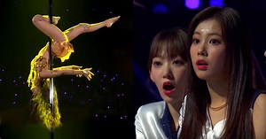 MAMAMOO Solar Did A Pole Dance At MAMA, IZ*ONE's Reaction Was Priceless