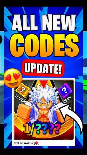 Roll An Anime Codes 2026 - All New Working Codes for Roll An Anime Update