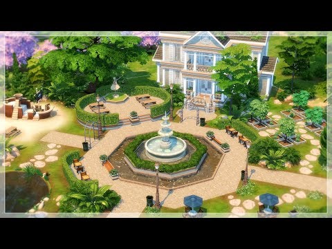 Base Game Willow Creek Park 🌿 | The Sims 4 Speedbuild | No CC