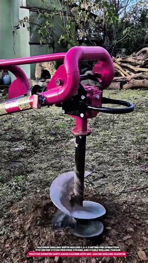 Tractor Mounted Earth Auger Machine with 200–600 mm Drilling Diameter