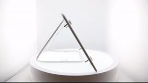 T304 Stainless Steel License Plate Frame – Electroplated Slim Frame for US 6x12 Plate, 12.31" x 6.31", 7" Hole Spacing, Includes Screw Caps, Washers, M6 21mm & 1/4" Self-Tapping Screws (White)