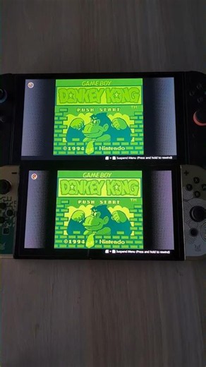 Gameboy Donkey Kong- Nintendo Switch 2 vs Switch OLED Speed Comparison