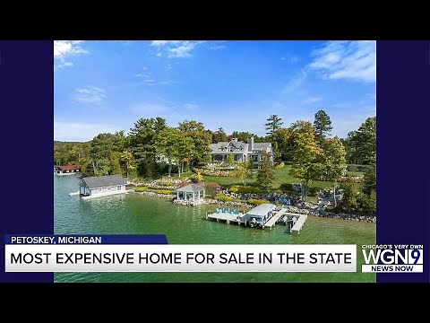 Most expensive home for sale in Michigan at $18M built for next level lake life