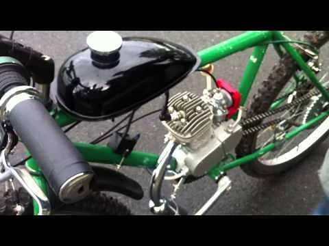 how to start up a bicycle engine