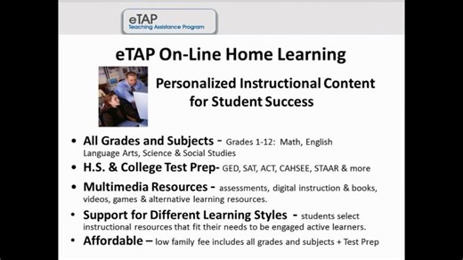 eTAP Home Learning Success | Blaise Subbiondo