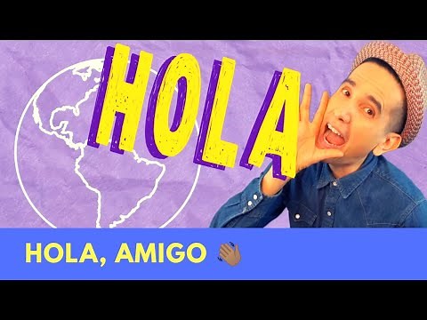 Hola, Amigo - 123 Andrés 👋 - Canción para saludar - EASY SPANISH SONG