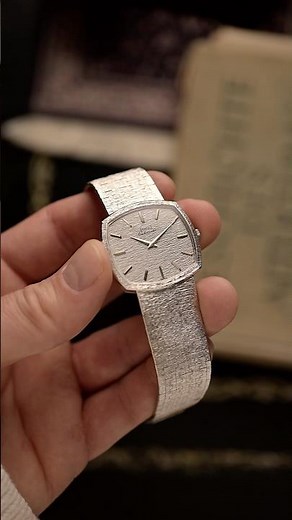 The depth of dial … this 18k white gold Piaget is insanely hot. #watches #piaget #watch