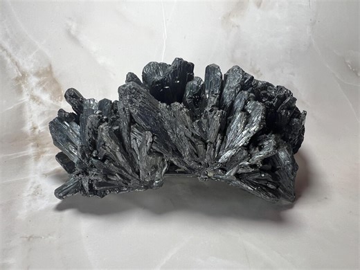 Large Rare Stibnite Crystal Cluster - Radiant Antimonite Mineral Specimen - Unique Metallic Luster Needle Crystals - Etsy