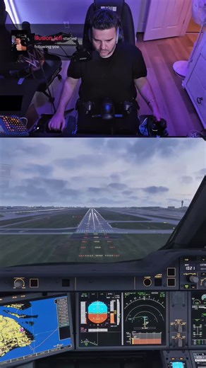 Lado on Instagram: "Asiana a359 landing 🛬 #microsoftflightsimulator #flywithlado #airbus #nextlevelracing"