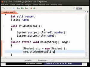 Default constructor - Manipuri