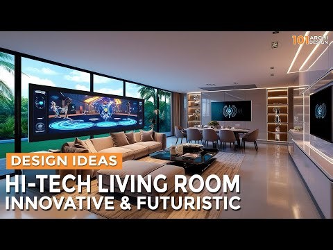 Smart Home: Hi-Tech Living Room Interior Ideas