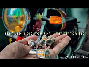 Interceptor 650 | SIMTAC 360 reflecting sLED indicator bulb | installation step by step