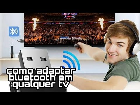 como adaptar bluetooth na tv!