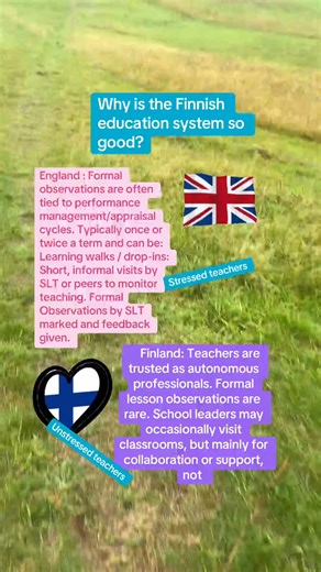 🇬🇧✨ UK vs Scandinavian Education — What Can We Learn? 🇸🇪🇳🇴🇩🇰 Ever wondered why the Scandinavian education system is often called one of the best in the world? 🌍 Here are a few key differences that make a big impact: 1️⃣ Play comes first. Children in countries like Finland and Sweden don’t start formal schooling until 6 or 7 — giving them years of play-based learning, imagination, and self-led discovery first. 2️⃣ Nature isn’t an extra — it’s essential. Outdoor learning happens daily, in