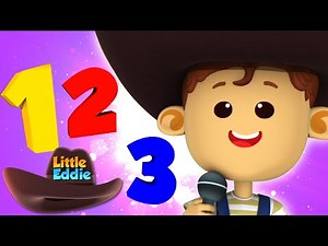 The Numbers Song | Learn Count From 1 to 10 | Nursery Rhymes and Kids Songs with Little Eddie