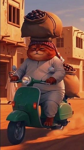 🐱✨ Viral Habibi Islamic Cat 🕋 | Cutest Cat Vibes with Islamic Style | Must Watch! #petverseai #cat