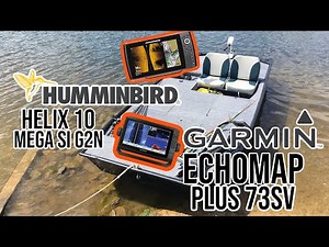 Installing Humminbird Helix 10 and Garmin Echomap Plus 73sv On My Jon Boat