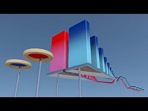 Domino Effect Race - Which Color will Win and Survive?