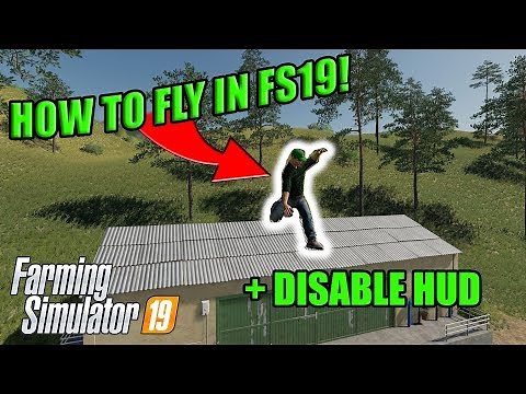 Farming Simulator 19 | How to Fly & No HUD In FS19!