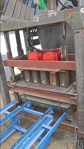 Auto Concrete Hollow Block Making machine For 4 5 6 inch CHB With Hydraulic Pressure #block #maker