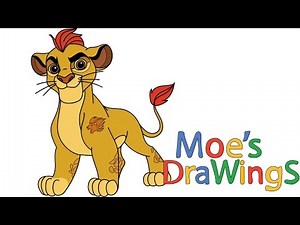 The Lion Guard Kion Disney Junior How to draw and coloring fun new Hd video for kids