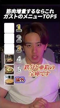 筋肉増量してるならこれ！ガストのメニューTOP5