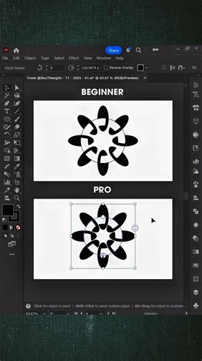 Adobe Illustrator 2026 – How to Create a Rotating Logo Animation (Easy Trick) #adobe #illustrator