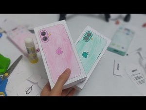 종이로아이폰 16 만들기&언박싱/ 무료도안/ Paper iPhone 16 / Free printable
