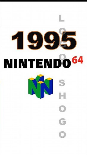 N64 Logo Evolution #n64 #nintendo #games