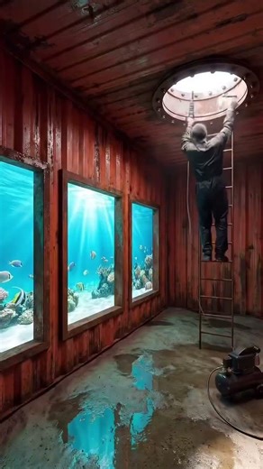 Shipping Crate Turned Into a Bunker 🤯