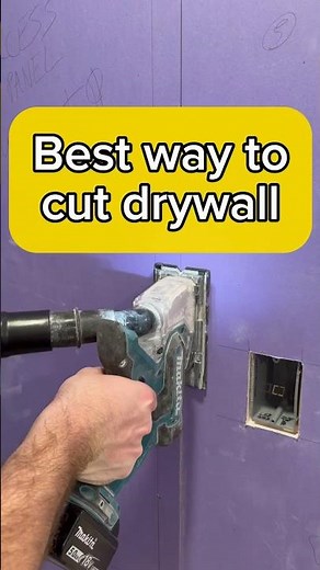 Best Way to Cut Drywall: And Installing Fittes (Aria Vent) Access Panel: Bathroom Remodel