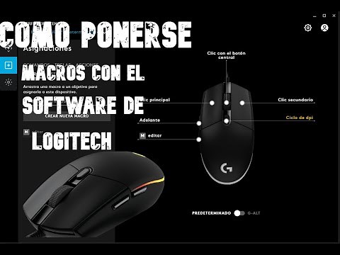 Como poner macros con el software de logitech para editar rapido en Fortnite