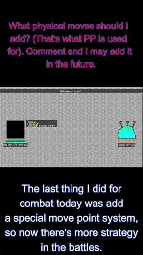 Day 5 of Making a 2D Turn Based RPG #gamedev #shorts