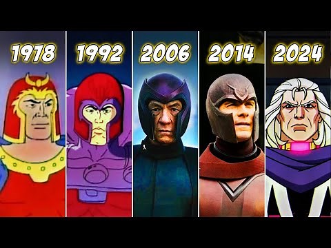 Magneto Evolution in Movies & Cartoons (1978-2024) - X-Men '97
