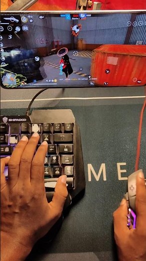 How to play free fire with keyboard mouse in mobile | ⌨️ 🖱📱 full setup without app no activation