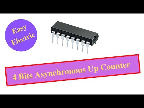4 Bits Asynchronous Up Counter with Multisim Simulation