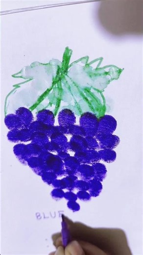 Creative Fingerprint Art! 🎨 #shorts #drawing