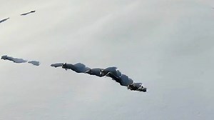 A pack of wolves is seen burrowing through deep snow in the Kanas Scenic Area of Xinjiang in NW China. The pack is moving in an organized manner. Its strongest members take the lead and the alpha wolf is at the back, ensuring the safety of all. #ChinaBiodiversity #PlanetMatters | CGTN Global Watch