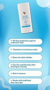 Aloe Ever-Shield offers all-day protection against underarm odour with the soothing power of aloe, making it an every day #ForeverFavourite! #aftershave #odourprotection | Forever Living Products Southern Africa