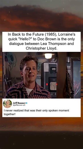 Lorraine and Doc Brown’s Only Dialogue in Back to the Future